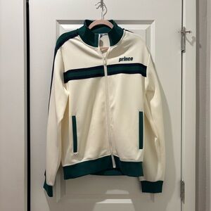 Prince Cloud and Green Zip-Up Jacket